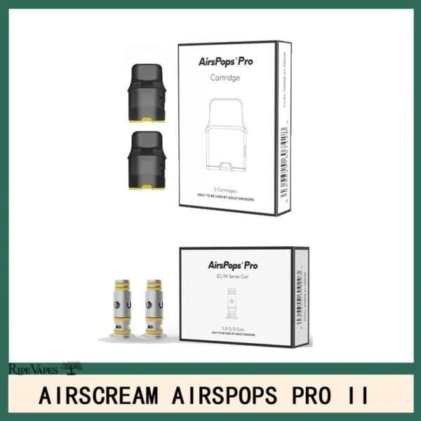 AIRSCREAM AIRSPOPS PRO 氣泡煙彈空倉霧化芯成品芯1.0歐姆