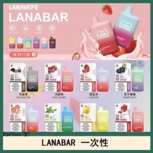 LANA BAR可充电一次性電子煙霧化5000口(3.0%)